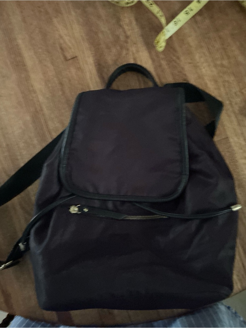 Women’s Black Nylon Backpack - Minimal Everyday Carry